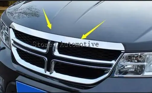 

Новый стиль для Dodge Journey JCUV Fiat Freemont 2012 2013 2014 2015 Нержавеющая сталь Передняя жаберная крышка крышки двигателя Отделка 1 шт.