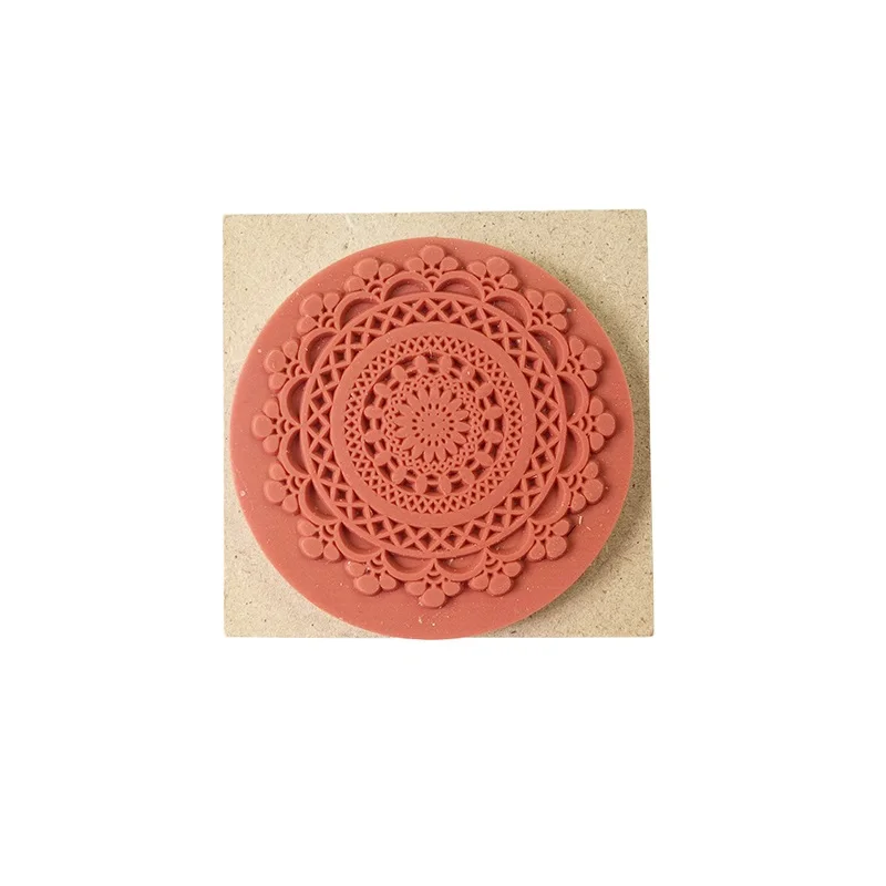 1 шт./Лот Новый Романтический Кружевной Цветок квадратный деревянный штамп
