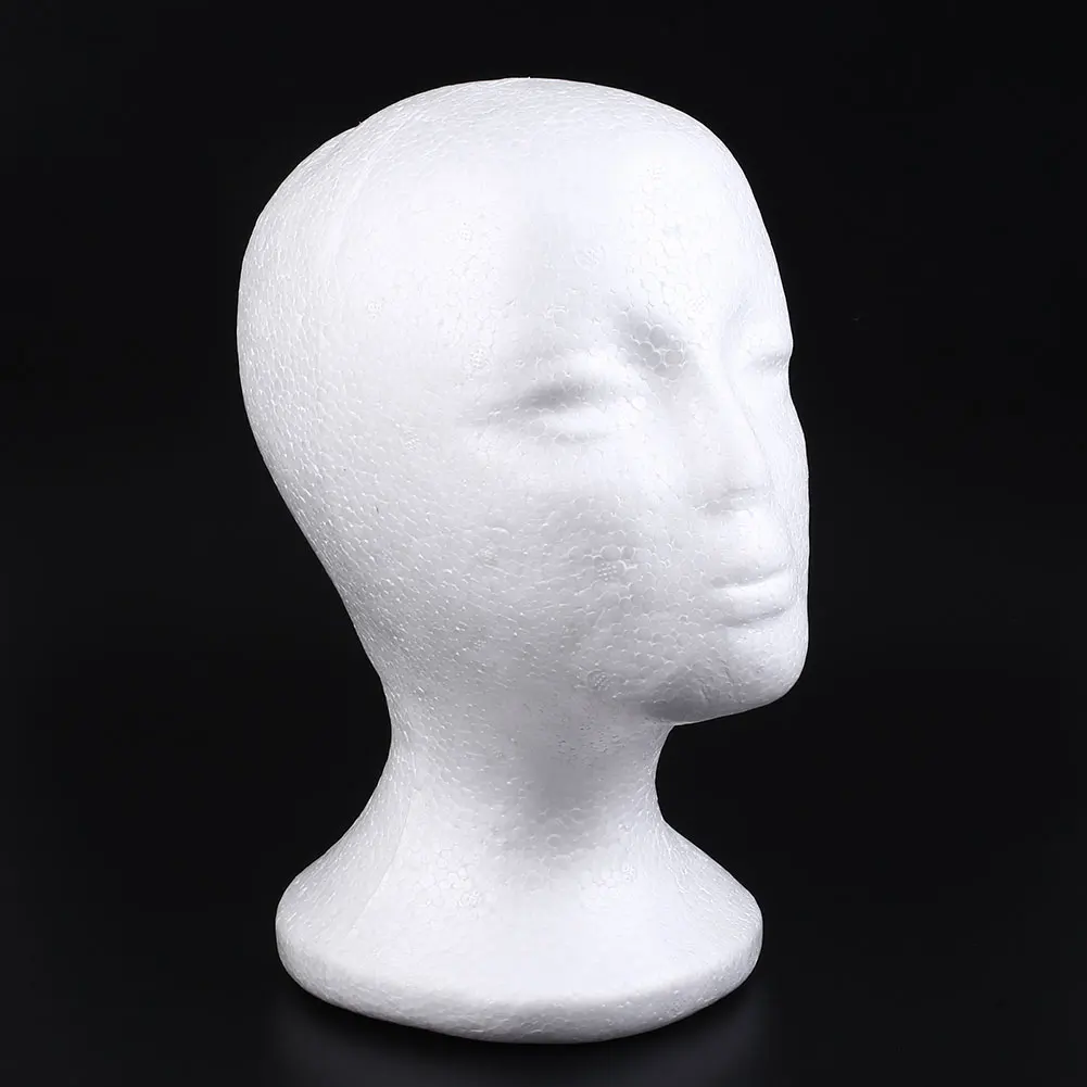Практичный пенопластовый женский манекен головной парик очки кепка