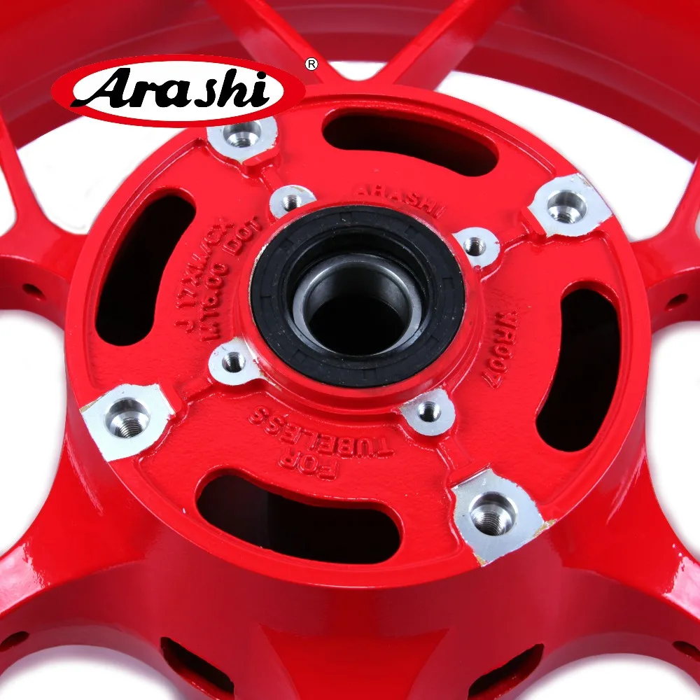 Красные обода заднего колеса Arashi под заказ CBR 1000RR для Honda 1000 RR 2006-2016 2007 2008 2009 2010 2011