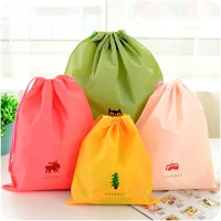 waterproof travel drawstring storage bags shoe pocket underwear cosmetic organizer toiletry bag case travel clothes packing