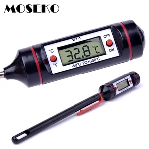 Портативный пищевой термометр MOSEKO горячая Распродажа, цифровой зонд для духовки для молока, воды, барбекю, термометр для мяса, кухонный инструмент для приготовления пищи, температура