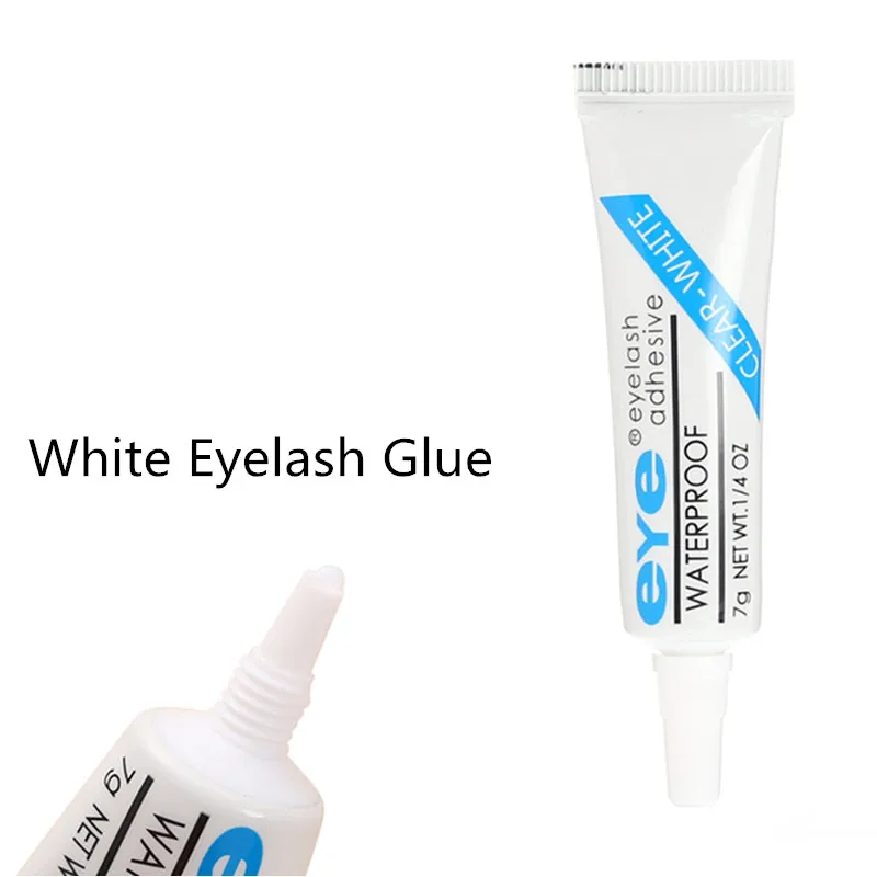 white glue 1 шт. клей для ресниц Белый/Черный Водонепроницаемый Накладные ресницы макияж Клей для ресниц косметический инструмент TSLM2 - Цвет: white glue
