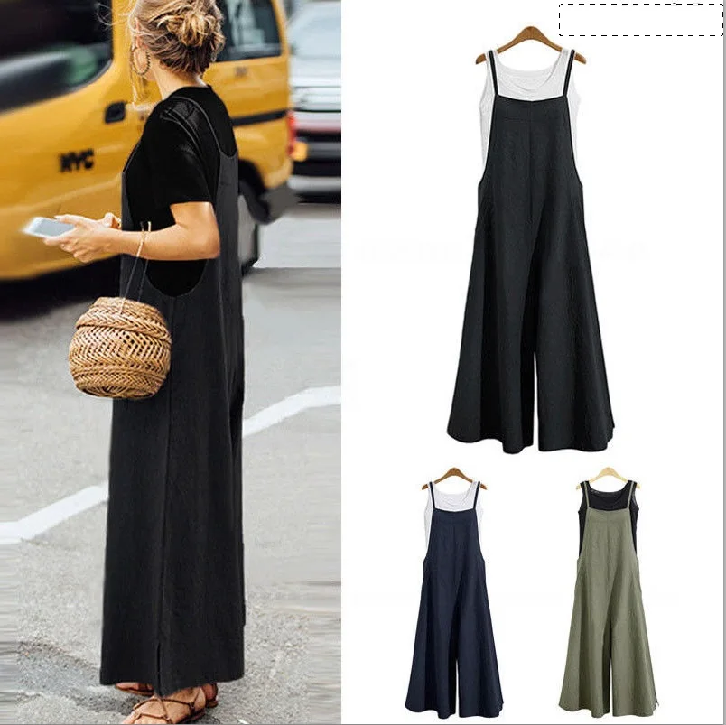 Женский клубный комбинезон свободный для лета вечеринок большого размера L