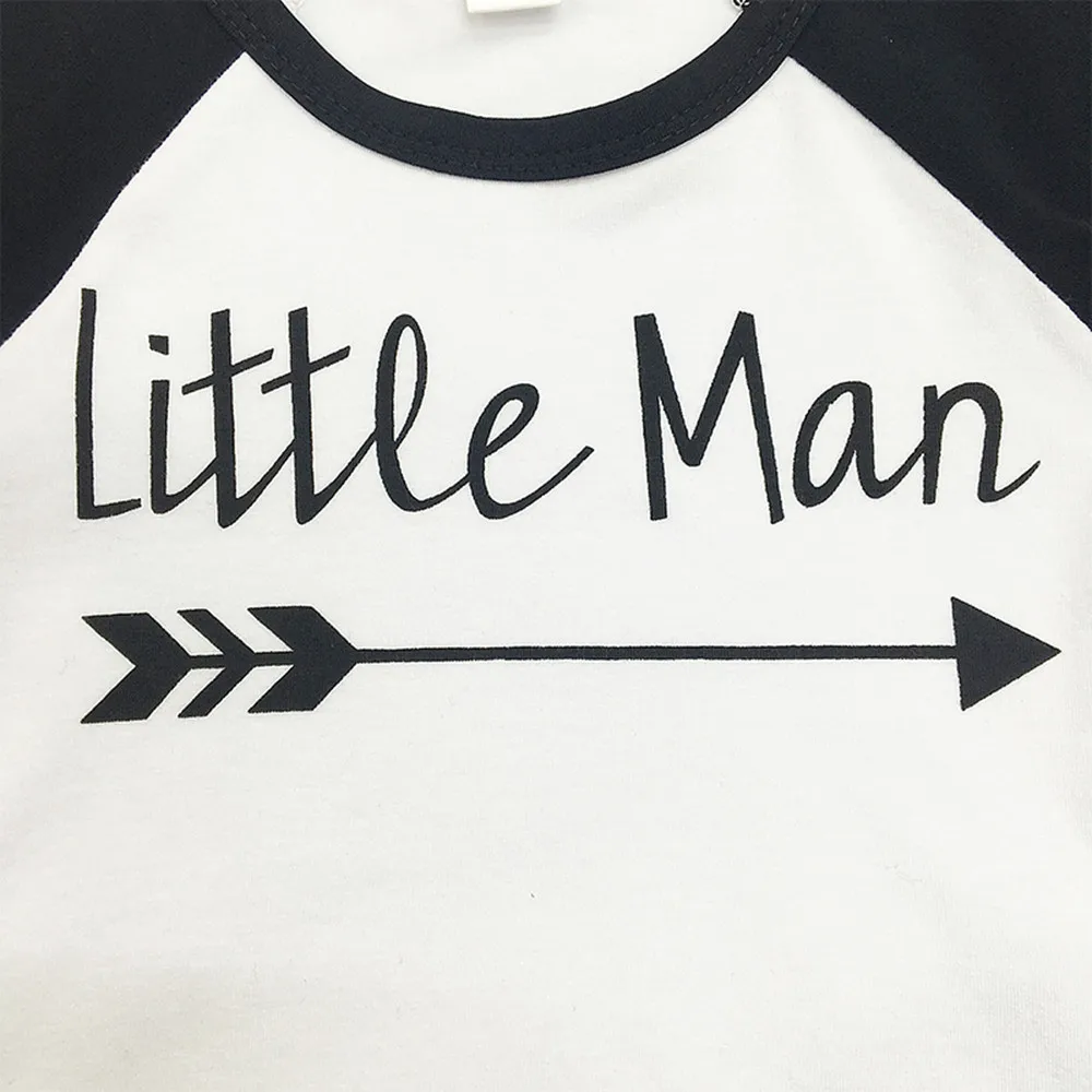 2PC Infant Newborn Baby Cotton Clothes Set Toddler Kids Boys Letter Print Tops Camouflage Pants Outfits dropshipping | Детская одежда и