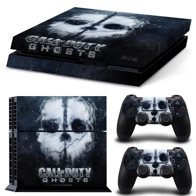 Мультяшные наклейки для PS4 Обложка консоли PlayStation 4 + 2 чехла контроллеров 200