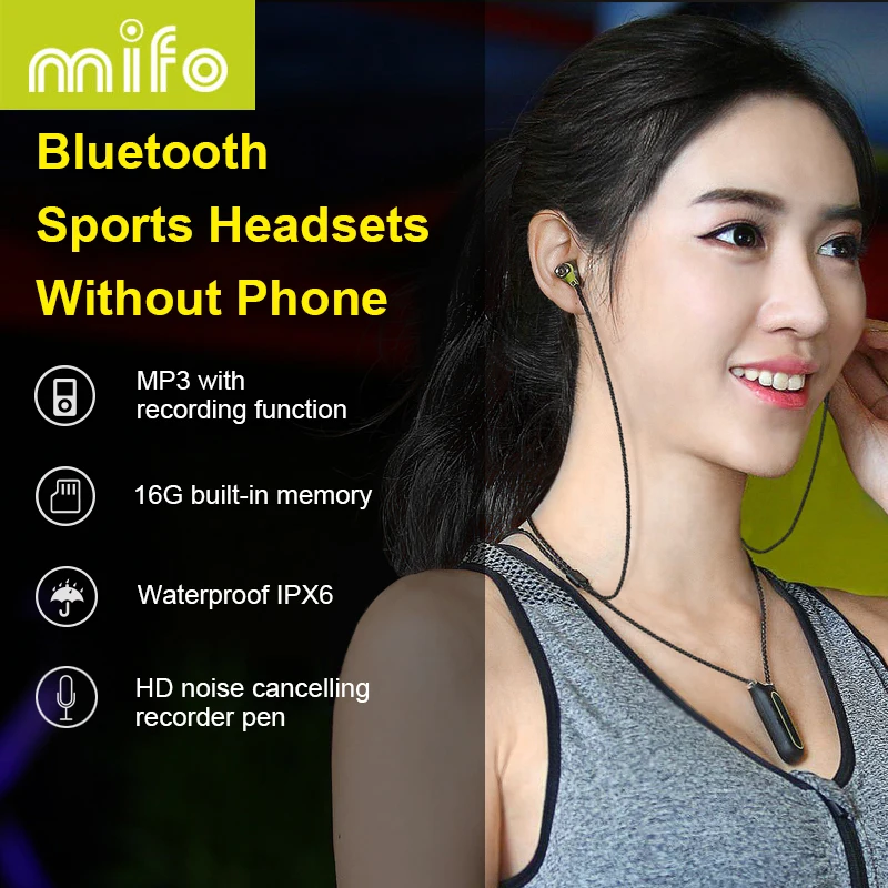 16 г Цепочки и ожерелья Беспроводной Наушники Hi Fi Bluetooth гарнитура Запись ручка