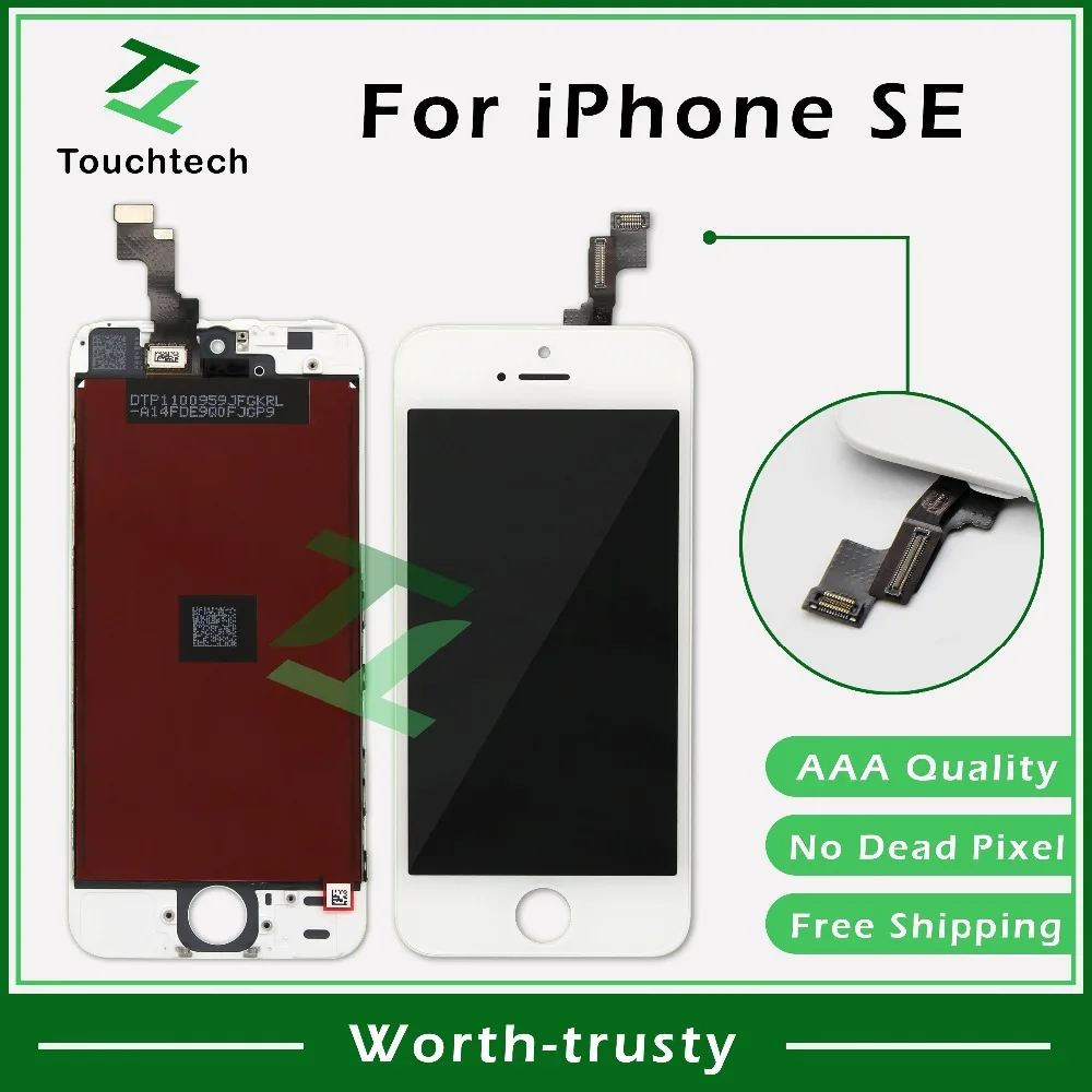 Запасные части для экрана Pantalla iPhone SE 5SE жк дисплей с дигитайзером и сенсорной