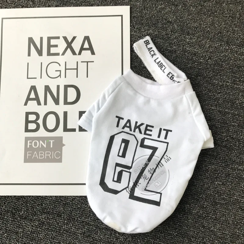 Письмо печати Чихуахуа хлопковый свитер теплая одежда для собак Одежда