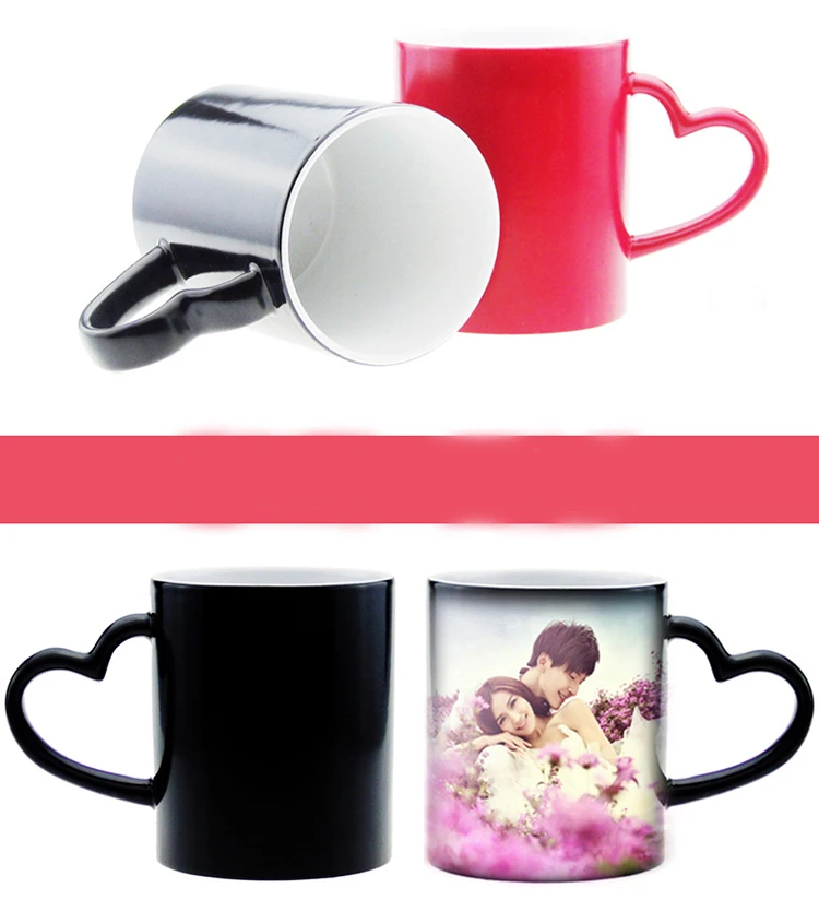 DIY Фото Волшебная меняющая цвет кофейная кружка, CustomizeYour картина волшебная кружка, творческая личность подарок на день рождения для друзей