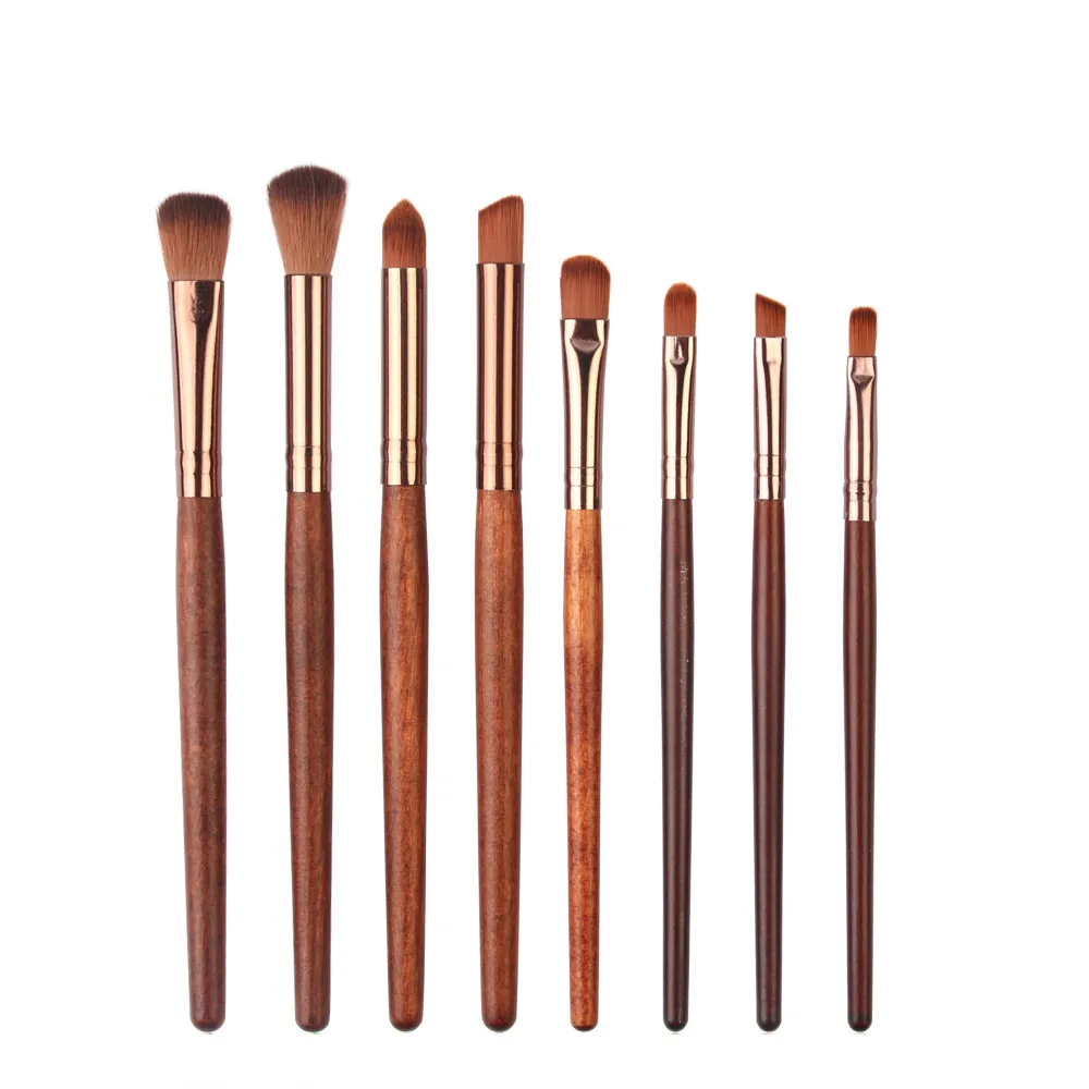 MAANGE 8PCS Makeup Brush Set Eyeshadow Eyeliner Eyebrow Plastic Foundation Powder Blush Blending Contour Hot brochas | Красота и
