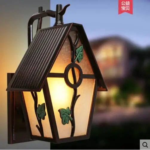 European retro led waterproof outdoor garden lights aisle balcony exterior | Лампы и освещение
