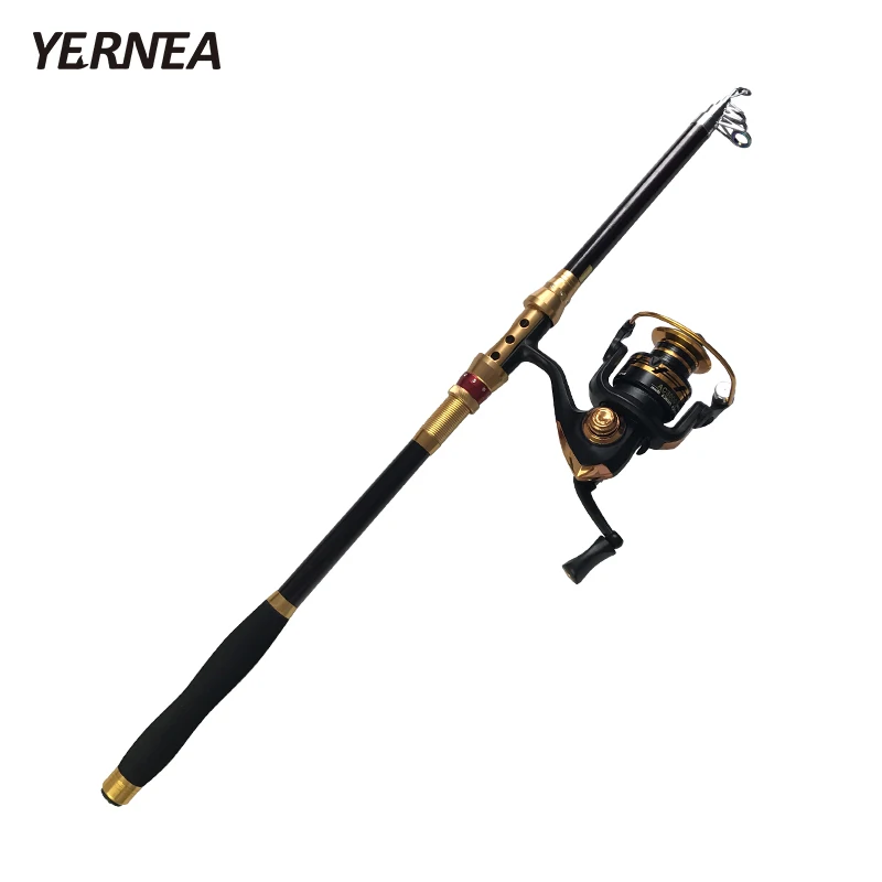 

Yernea High Quality Carbon Fiber Telescopic Fishing Rod 2.1M 2.4M 2.7M 3.0M 3.6M Spinning Carbon Fishing Rod Carp Feeder Rod