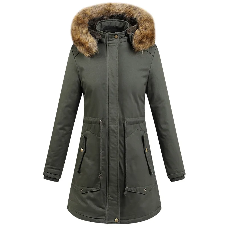 Модернизированная женская зимняя куртка для отдыха на природе пешего туризма