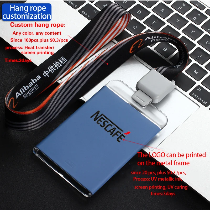 DEZHI Модный Стильный Акриловый Прозрачный чехол для карт IC самая низкая цена на