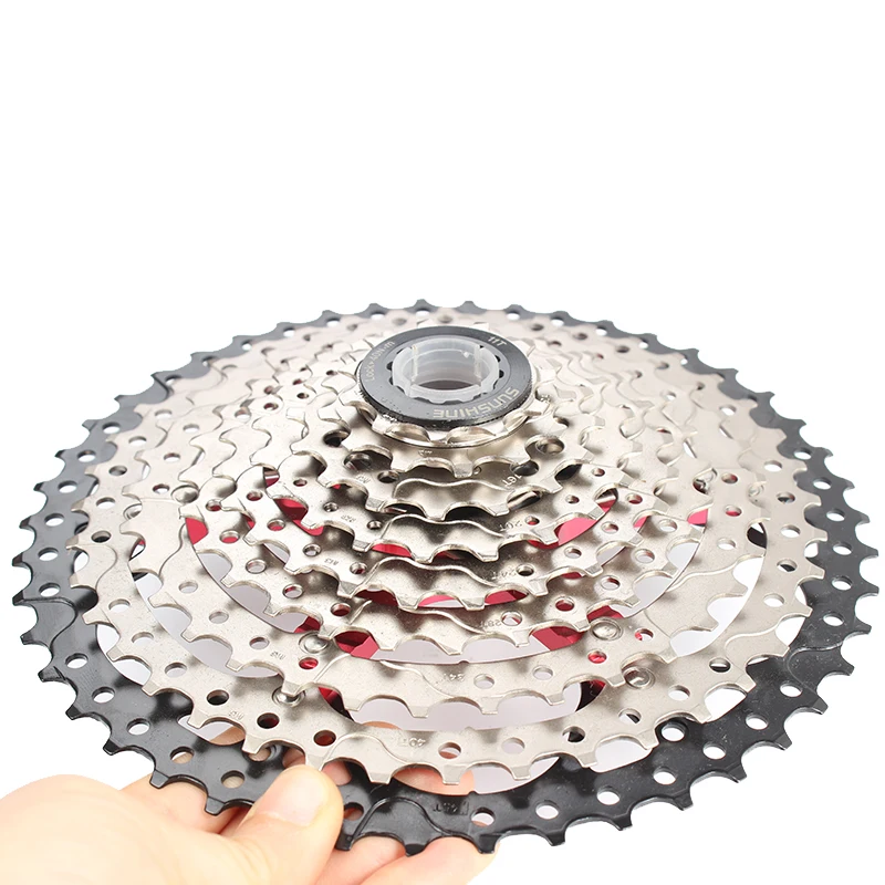 SUNSHINE-SZ MTB 9 скоростей 11-46T кассета s звездочки В k7 коэффициент совместимости с M430 M4000