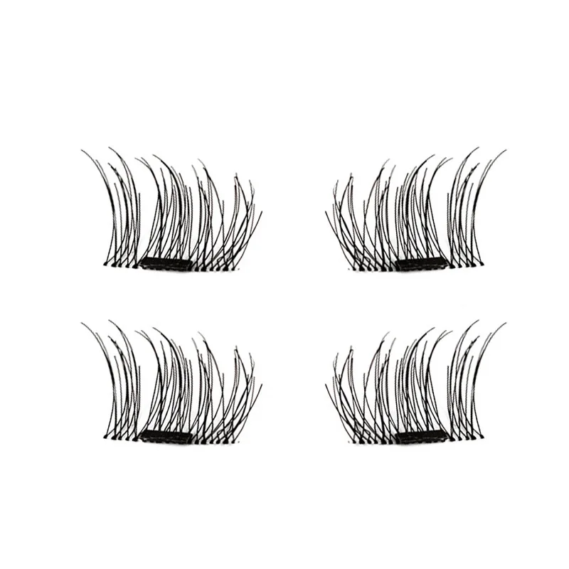 4 шт./2 пары накладные ресницы с магнитом|fake eye lashes|false eyelasheseye lashes |
