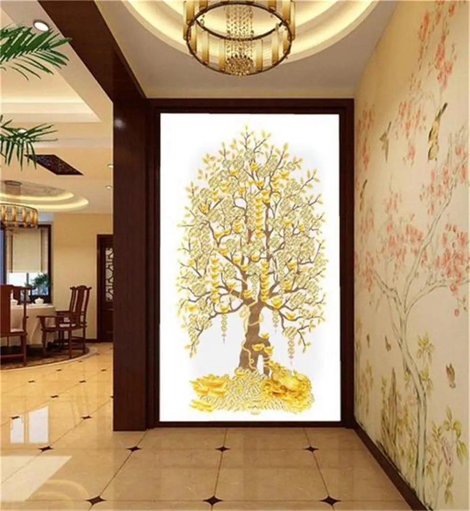 3d обои для комнаты крыльцо на заказ фотообои золотое дерево pachira macrocarpa картина