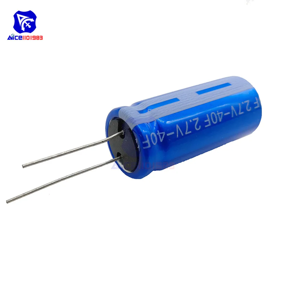 Ultracapacitor 2 7 в 40F 40*18 мм низкая ESR высокая частота сверх яркий конденсатор 2.7V40F 40x18 для