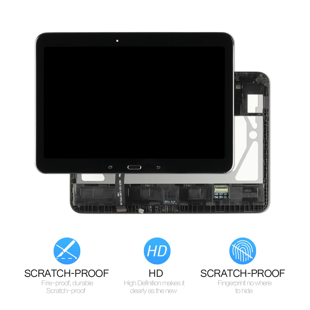 ЖК дисплей для Samsung Galaxy Tab 4 10 1 T530 T531 T535 планшетный ПК сенсорный стеклянный