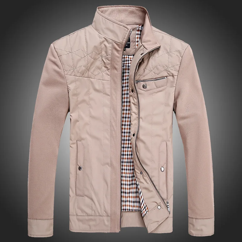 Spring 2015 new men's jacket collar male stitching short paragraph coat Korean fashion hot sale luxury men | Мужская одежда