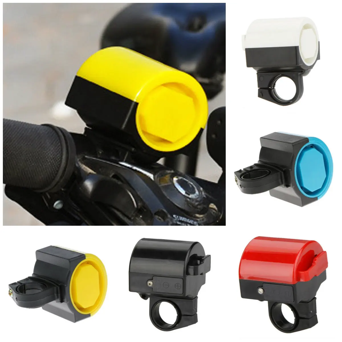 MTB дорожный велосипедный электронный Звонок Громкий рожковый гудок держатель