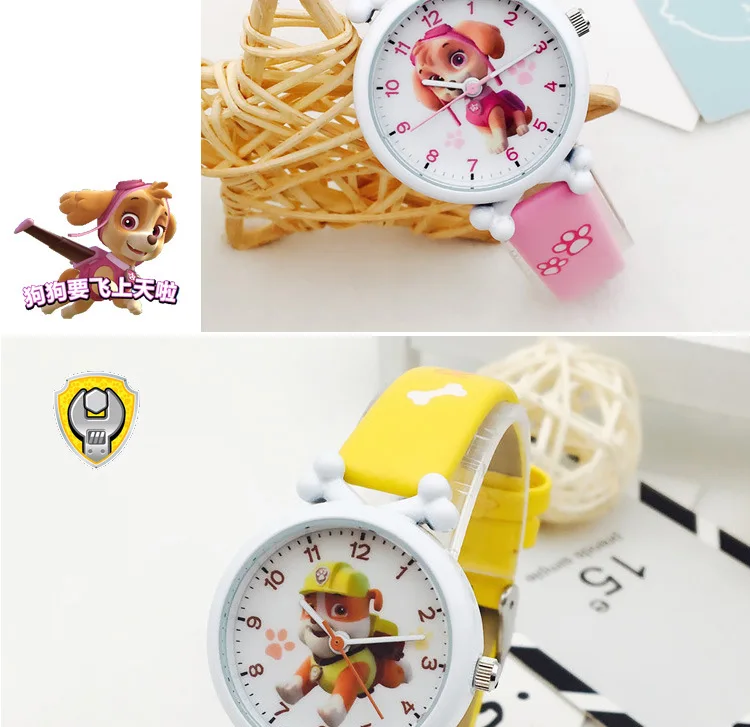 Paw patrol цифровые часы время развития интеллекта узнать собака Эверест экшн Аниме Фигурка patrulla canina игрушка для детей подарок