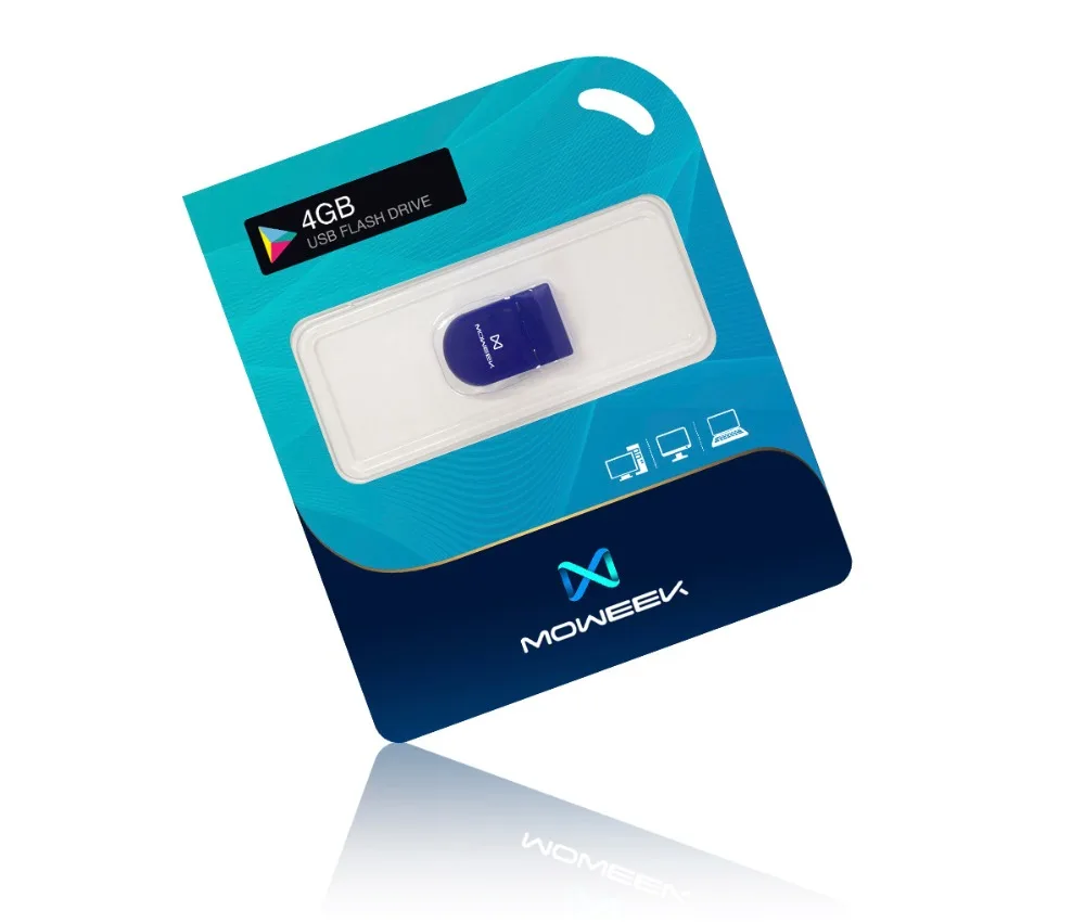 Moweek 2017 Супер Мини крошечный USB Flash Drive 64 ГБ 32 16 8 4 накопитель 2.0 реальная емкость Memory