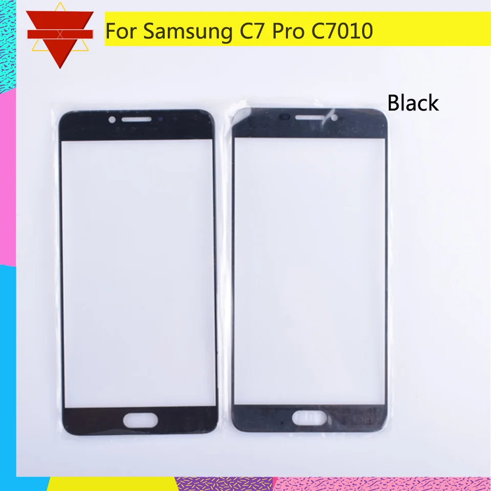 Для Samsung Galaxy C7 Pro C7010 SM-C7010 SM-C7010Z сенсорный экран Передний со стеклянной панелью