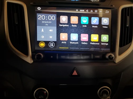 9 дюймов Octa 8 Core Android 9,0 оперативная память 4 Гб автомобильный DVD для hyundai Creta IX25-18 лет с 1024*600 WI-FI gps радио навигации головное устройство