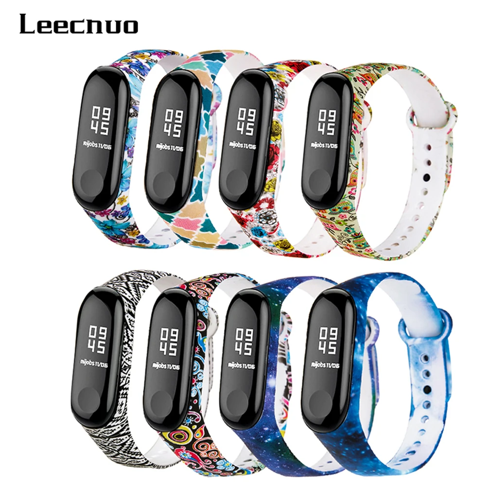 Leecnuo цветной браслет для Xiaomi mi 3 спортивный ремешок часы Band на запястье|Ремешки
