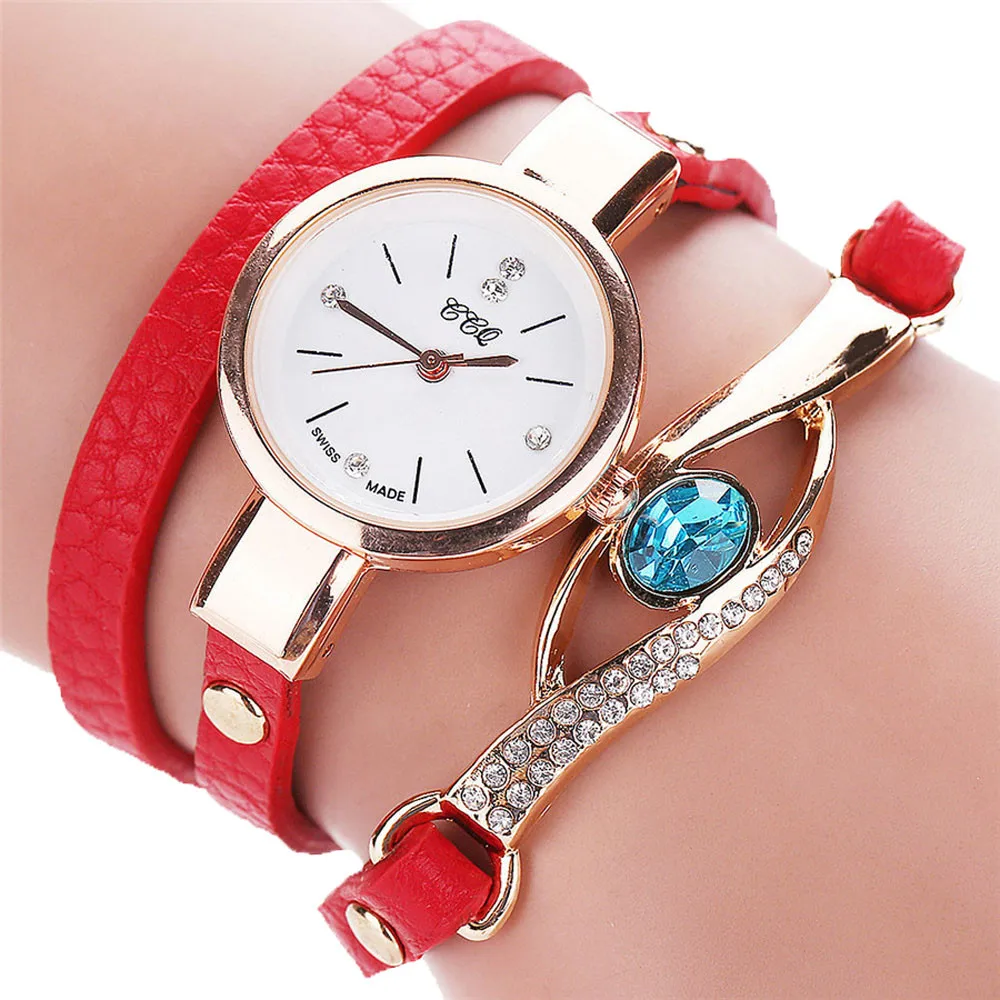 

#5004CCQ Women Fashion Casual Analog Quartz Women Rhinestone Watch Bracelet Watch reloj mujer New Freeshipping Hot sales