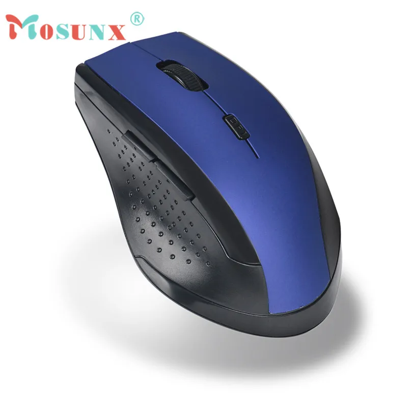 Горячая MOSUNX игровая беспроводная мышь подарки оптом 2,4 ГГц 6D USB Беспроводная оптическая игровая мышь 2000 dpi мыши для ноутбука Настольный