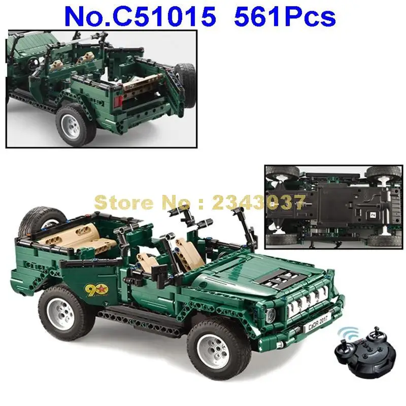C51015 561 шт. Rc пульт дистанционного управления военный парад грузовик автомобиль