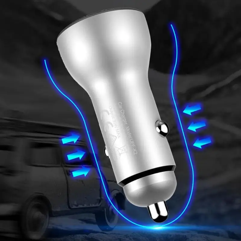 Orico UPF-K2 мини QC умный 30 Вт Быстрая зарядка двойной USB Автомобильное зарядное устройство для телефона Быстрая зарядка для мобильного телефона планшета