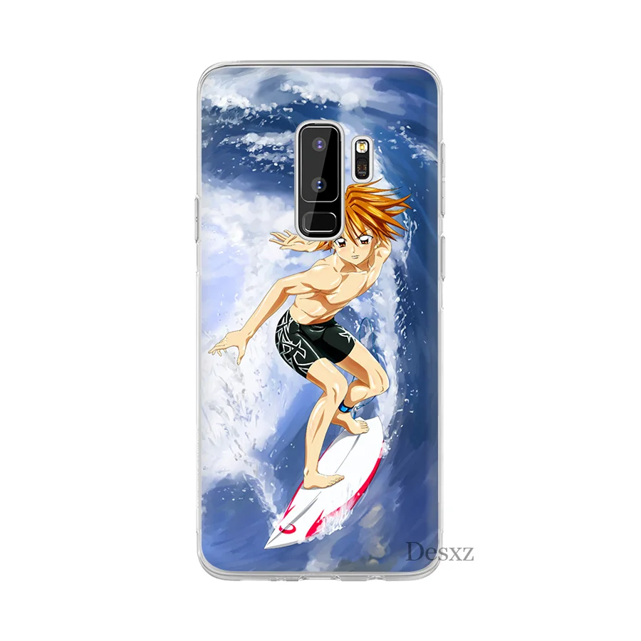 Чехол для Samsung A10 A20 A30 A40 A50 A60 A70 A9 A7 A5 A6 A8 Plus surf art Girl Ультратонкий Жесткий ПК с