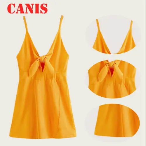 Комбинезон Сарафан женский с V-образным вырезом пикантный вечерний комбинезон