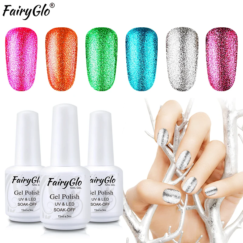 

FairyGlo 15 мл Блестящий Платиновый лак для ногтей штамповочная Краска Лак для ногтей лак для ногтей Nagellak Эмаль лак на удачу Гибридный лак