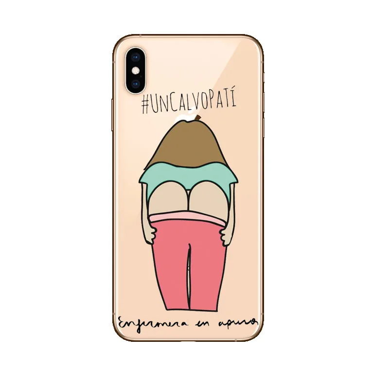 TPU Мягкий силиконовый чехол из ТПУ для iPhone 11Pro X XR XS MAX 7 8 8Plus 5S SE 6 6S 6Plus - Цвет: TPU
