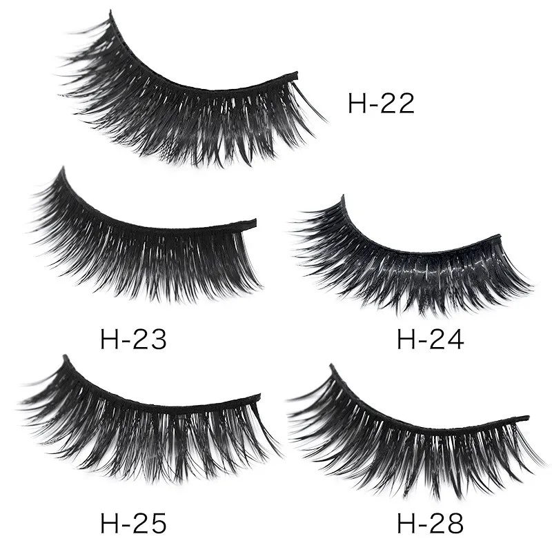 

1 pairs natural false eyelashes fake lashes long makeup 3d mink lashes eyelash extension mink eyelashes for beauty
