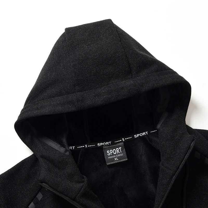 Свободный спортивный костюм для мужчин 7XL 8XL толстовки наборы зимнего размера плюс спортивная одежда флисовый термо спортивный костюм для бега спортивный костюм для мужчин