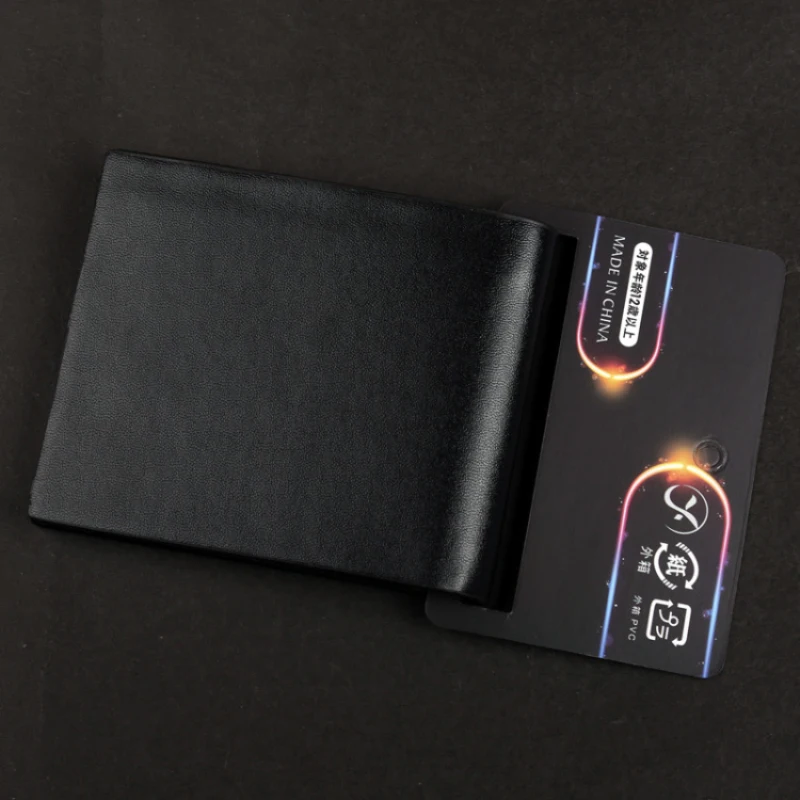 Кошелек мужской из искусственной кожи бумажник высококачественной с логотипом в