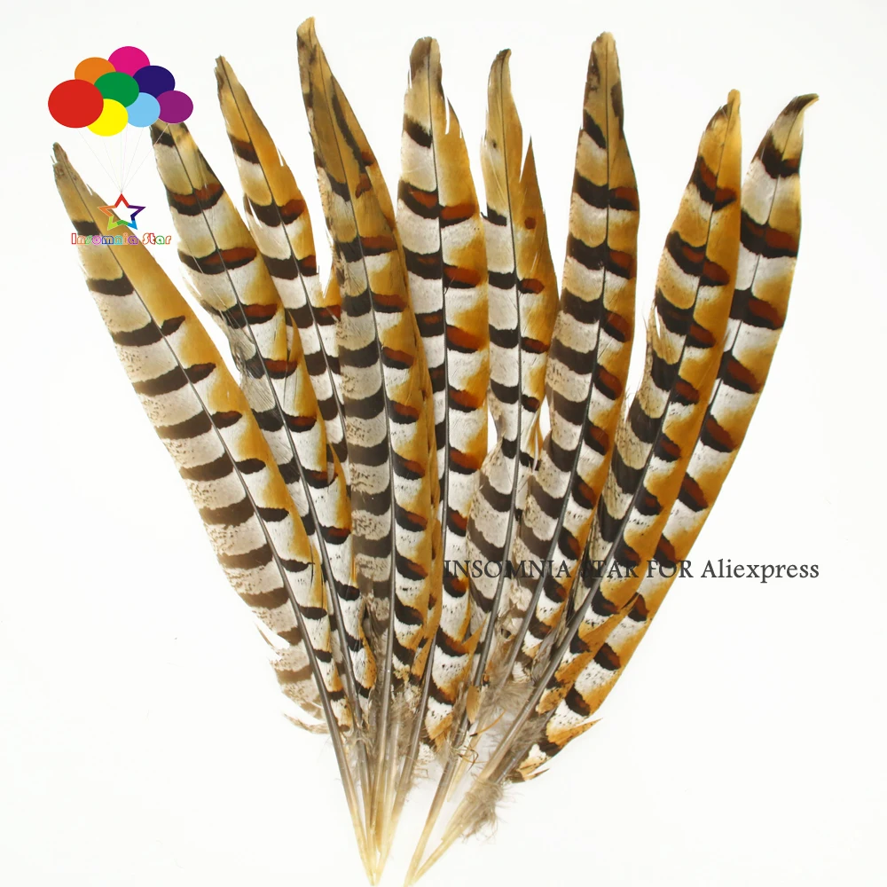 

50pcs 30-35cm/12-14" Natural Pheasant Tail Feathers Wedding Decorations Halloween Reeves Venery Pheasant Feathers Crafts plumes
