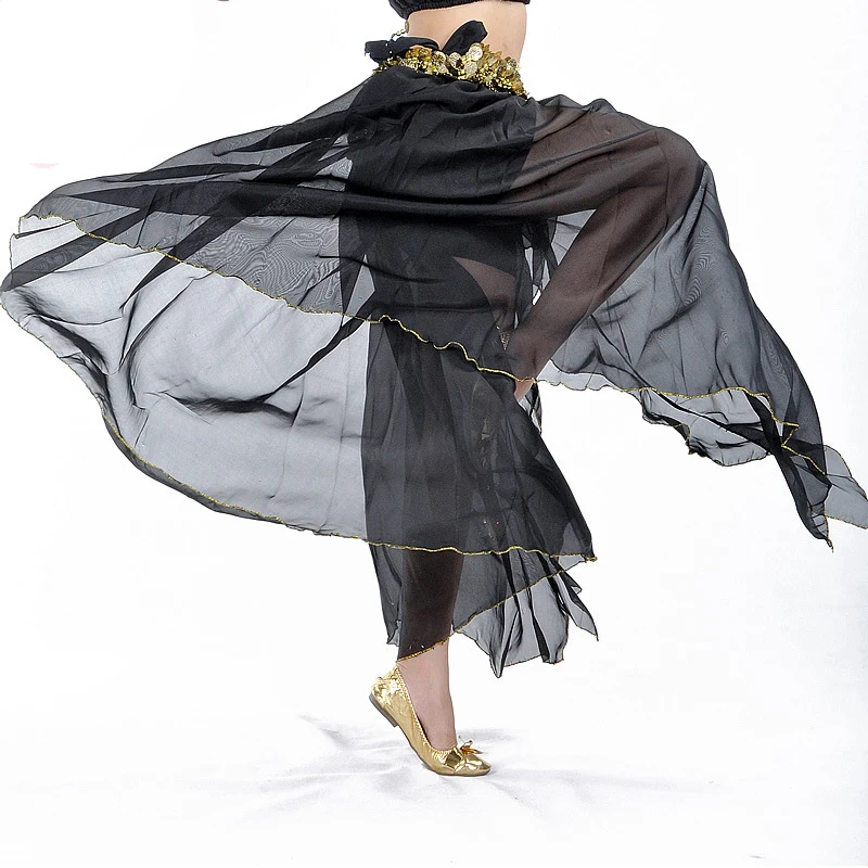 

Women Sexy Belly Dance Costume One Opening Skirt Dress 12colours