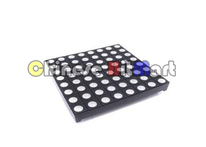 Светодиодный матричный дисплей 16pin 8x8 60x60 мм полноцветный RGB модуль общий анод для