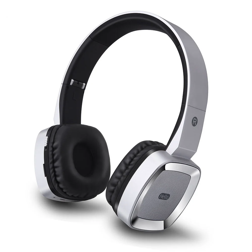 Беспроводные наушники Bluetooth гарнитура складные регулируемые с микрофоном для ПК