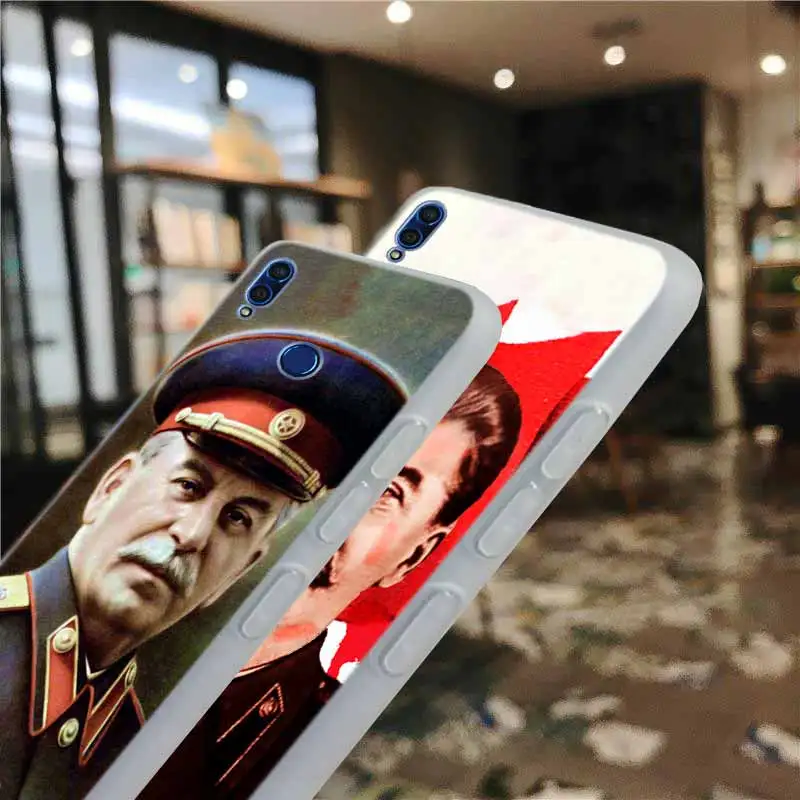 Мягкий силиконовый чехол для Huawei Honor 30 20 Pro 10 9 9X Lite 10i 9a 8a 7a 30s Сталин|Бамперы| |