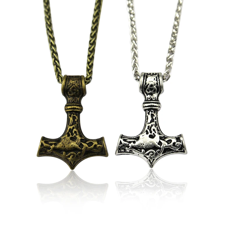 35 StyleS Necklace MJOLNIR NORSE VIKING GOD Pendant MYTHOLOGY New Jewelry for Women Men Gifts |