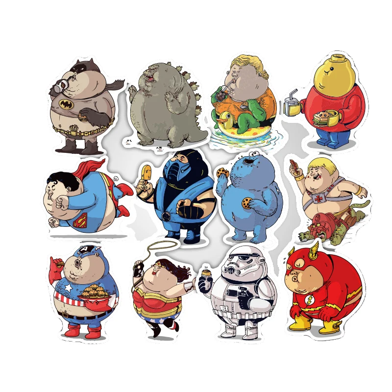 33 шт/лот наклейка s Fatty Star wars модный стиль граффити для мото автомобиля чемодан