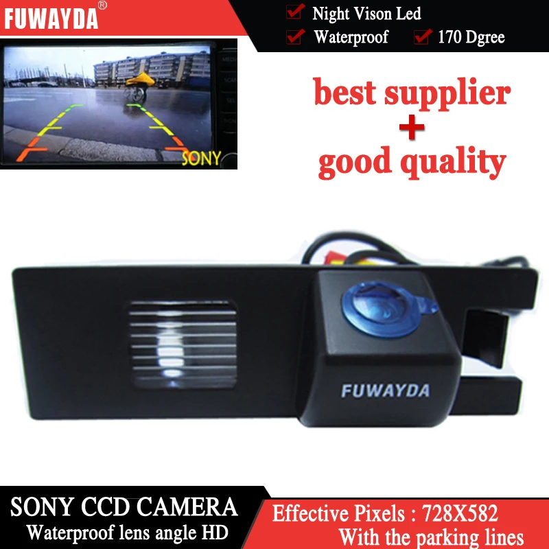 

FUWAYDA REAR VIEW COLOR CCD/WITH REFERENCE LINE/WATERPROOF/170 DEGREE/NIGHT VISION CAMERA FOR OPEL Vectra/Astra/Zafira/Insignia